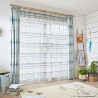 スミノエ ピーナッツ レースカーテン ローウィング 100×176cm 4549781264516 1枚