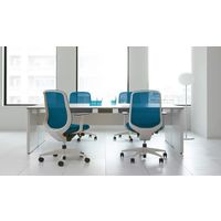 【組立設置込】コクヨ シロッコ ローバック 白脚 肘無 ナイロンキャスター 背座同色 ホワイトグレー×ライトオリーブ 1脚（直送品）