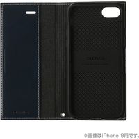 iPhone8 Plus iPhone7Plus 手帳型ケース 薄型PUレザーフラップケース PRIME ネイビー（直送品）