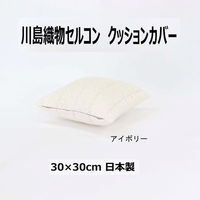 川島織物セルコン リネントーションアルテ クッションカバー LL1071 300×300mm アイボリー 1枚（直送品）