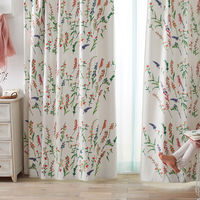 スミノエ デザインライフ セミオーダー カーテン コレット 1600×1700mm レッド 1セット(2枚入)（直送品）