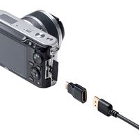 サンワサプライ HDMI変換アダプタ　ミニHDMI AD-HD07MK 1個