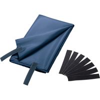 サンワサプライ テレビ用防塵カバー(60インチ~65インチ用・抗菌タイプ) DCV-F6065 1個（直送品）