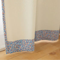 スミノエ デザインライフ セミオーダー カーテン チララ 1100×1700mm アイボリー 1セット(2枚入)（直送品）