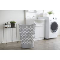 アイリスオーヤマ 水洗いできるソフトバスケット SBK-650 アッシュグレー 1個（直送品）