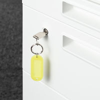 コクヨ キーホルダー型名札 黄 10個パック ナフー210 ナフ-210YX10 1個