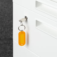 コクヨ キーホルダー型名札 オレンジ 10個パック ナフー ナフ-210YRX10 1個