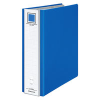 コクヨ ガバット名刺ホルダー（替紙式） A4縦 2穴 青 メイ-GT680B 1個