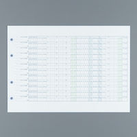 コクヨ 賃金台帳 横型 B4 4穴 ノーカーボン20組 シン-123N 1個