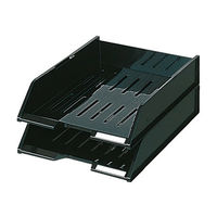 コクヨ スタッキングトレー A4縦 黒 DT-40ND 1個