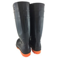 小野商事 耐油安全長靴 先芯入 ブラック 26.5cm WS3001B 1足