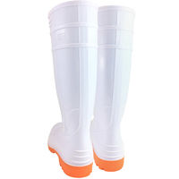 小野商事 耐油安全長靴 先芯入 ホワイト 25.5cm WS3001W 1足