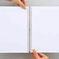 リヒトラブ ツイストノート セミB5・29穴 ルージュ N1908-2 1セット(5冊)