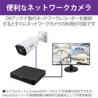 電動可変焦点バレット型ネットワークカメラ CNE3CBZ1 DXアンテナ 1個
