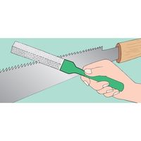 ツボサン ダイヤモンド 両刃ヤスリ 木柄付 125mm RD-3 1本 540-7862（直送品）