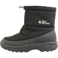 喜多 ウインターブーツ(裏ボア) 4cm防水 MK670 ブラック 3L(27.5~28.0) MK670-BK-3L 1足（直送品）