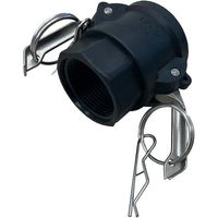 岩崎製作所 IWA 樹脂製 I・LOK(アイロック)レバーカップリング 女ネジカプラー(TypeーD) 37D032P-Y 1個（直送品）