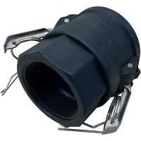 岩崎製作所 IWA 樹脂製 I・LOK(アイロック)レバーカップリング 女ネジカプラー(TypeーD) 37D040P-Y 1個（直送品）