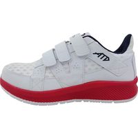 喜多 メッシュローカットマジックセーフティスニーカー 制菌・消臭 MG5760 ホワイト 26.0 MG5760-WH-26.0 1足（直送品）