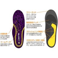 喜多 コアスタビリティインソール No6970 抗菌防臭 パープル フリー(25.0~28.0) NO6970-PPL-F 1足（直送品）