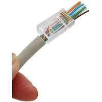 マーベル MARVEL 貫通式モジュラープラグ MLA-6100 1パック(100個) 616-8581（直送品）