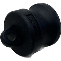 岩崎製作所 IWA 樹脂製 I・LOK(アイロック)レバーカップリング ダストプラグ(TypeーH) 37H020P-Y 1個（直送品）