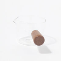 ウッドハンドルガラスピッチャー クリア LAKOLE/ラコレ