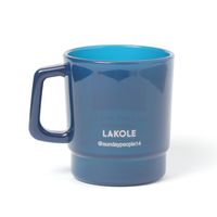 (世界の名作)プラスチックマグカップ 神奈川沖浪裏 LAKOLE/ラコレ