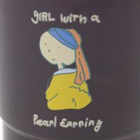 (世界の名作)プラスチックマグカップ 真珠の耳飾り LAKOLE/ラコレ