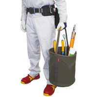 マーベル MARVEL ツールバッグ 帆布製丸バケツ HP300K 1個 658-6768（直送品）