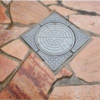 エービーシー商会 ABC 桝周り専用副資材 インサルマスキューブ100 グレー MC100G 1セット 683-3909（直送品）