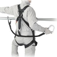 TJMデザイン タジマ セフハーネスB 蛇腹L4ダブルセット 黒 A4SFBJR-WL4BK 1個(1着) 682-9923（直送品）