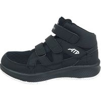 喜多 安全スニーカー セーフティスニーカー ハイカット 制菌・消臭 ブラック 26.0 MG5780-BK-26.0 1足 693-7985（直送品）