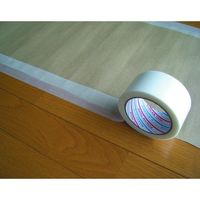 ダイヤテックス パイオラン 床養生用テープ 100mm×25m Y-06-WH 100MMX25M 1セット(18巻) 567-0979（直送品）