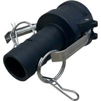 岩崎製作所 IWA 樹脂製 I・LOK(アイロック)レバーカップリング ホースシャンクカプラー(TypeーC) 37C032P-Y 1個（直送品）