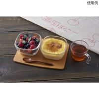 HARIO 耐熱ガラス製保存容器・角250 6個×6セット KST-25-TW 1箱(36個) 64-2322-18（直送品）