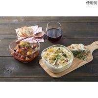 HARIO 耐熱ガラス製保存容器・角600 6個×4セット KST-60-TW 1箱(24個) 64-2322-19（直送品）