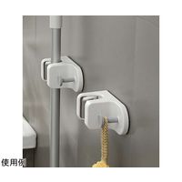 Trimate 壁掛けモップほうきホルダー TR-HHL 1個 67-4918-67（直送品）