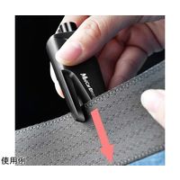 Trimate 緊急脱出用レスキューハンマー シートベルトカッター搭載 TR-RH001-BK 1個 67-4920-59（直送品）