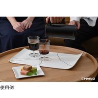 HARIO セラミックコーティング 真空二重保温ポット 600mL ブラック CHP-600-B 1個 68-5182-09（直送品）