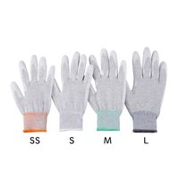 アズワン アズピュアESDクール手袋II 手の平コート SS 1袋(10双入) 4-6808-04 1袋(10双)（直送品）