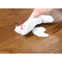 キッチンマット 120cm 吸着キッチンマット 木目 拭ける 吸着 滑らない 45cm×120cm ダークブラウン 359683 1個（直送品）