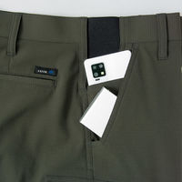 アイトス ワークパンツ(ノータック) ダークグリーン M 4120-015-M 4120 1本（直送品）