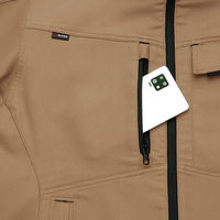 アイトス 長袖ブルゾン カーキ 5L 3301-025-5L 3301 1着（直送品）