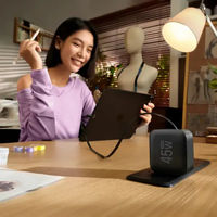 ECOFLOW 45W GaN急速充電器(USBーCケーブル内蔵)ブラック EFA-45WCHARGER2-B-JP 1個