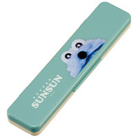 パペットスンスン コンビセット お箸＆スプーン CCS3SA 1個 カトラリーセット 食洗機対応 日本製 スケーター