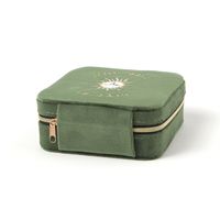 アクセサリーミラー付きケース グリーン studio CLIP