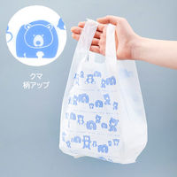 カワキタコーポレーション ゆかいなどうぶつ園手さげ袋（レジ袋）1セット（1袋（90枚入（ 3柄×各30枚入））×5） 274239