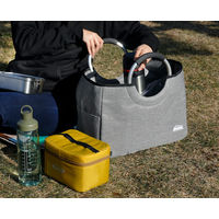 保冷トートバッグ BOCCA 17L アッシュグレー 1個 アルミハンドル シービージャパン