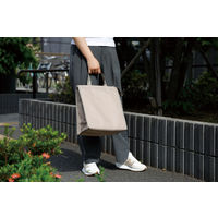 保冷スクエアバック maneuver S 5L ベージュ 1個 開いたまま自立する シービージャパン